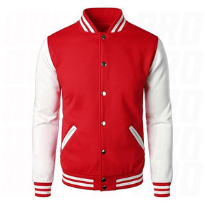 Men’s Premium Varsity Baseball <b>Jacket</b> Cotton Blend Classic Letterman <b>Jacket</b> Stylish Athletic College Bomber Coat Casual Outdoor - Product Image 1