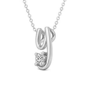 Collar con Colgante de Letra Y en Oro de 10k Original, Adornado con Diamantes Cultivados en Laboratorio de Corte Redondo Minimalista, Certificado por GRA - Product Image 3