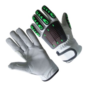 Gants de mécanicien avec logo personnalisé en caoutchouc et doublure en coton, gants de mécanicien en cuir - Product Image 5