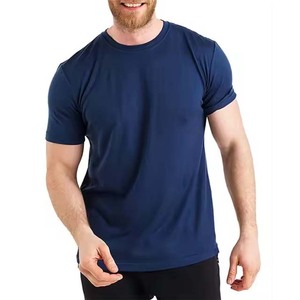 Camisetas de Cuello Redondo para Hombre, 100% Algodón, de Buena Calidad, Personalizadas, a la Moda, de Secado Rápido, Transpirables, de Manga Corta y Corte Regular - Product Image 2