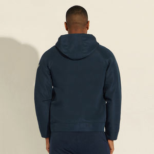 Sudadera con capucha de forro polar ligero para hombre, con cremallera completa, de algodón, con estampado digital y diseño de cuentas, en oferta. - Product Image 2