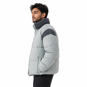 Chaquetas Acolchadas con Logotipo Personalizado al por Mayor, Chaquetas de Invierno Cálidas y Gruesas, Chaquetas de Burbuja Acolchadas OEM para Hombre, Venta al por Mayor - Product Image 4