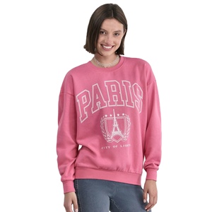 100% coton hiver saison imprimé femmes grande taille sweats à capuche et sweat-shirts conception personnalisée pull Slim Fit sweats à capuche - Product Image 5