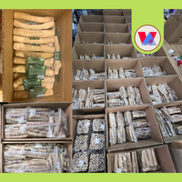 Bâtonnet à mâcher en bois de Java de haute qualité, bâtonnet en bois de café naturel pour la dentition des chiots, jouet de soin buccal durable, fabrication vietnamienne