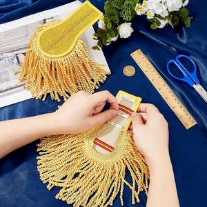 Epaulettes de Hombro para Uniformes de Banda de Marcha, de Alambre Dorado de Alta Calidad, Personalizadas al por Mayor - Product Image 5