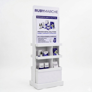 Expositor de Suelo de PVC Premium, Personalizable, Resistente al Agua, para Promoción de Productos en Tiendas, Centros Comerciales y Supermercados - Product Image 3