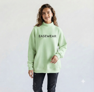 เสื้อไหมพรมคอเต่าโอเวอร์ไซส์สำหรับผู้หญิง วัสดุหนานุ่ม สไตล์ลำลอง พร้อมเสน่ห์แฟชั่นสตรีทแนวใหม่ - Product Image 1