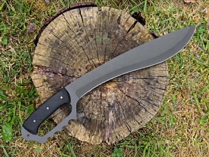 Maßgefertigtes OEM 3cr13 Stahl Jagd- und Campingmesser mit Vollmetallgriff, Kunststoffgriff und Lederscheide in Industriequalität - Product Image 6