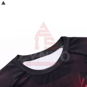 Factory Sale <b>Custom</b> OEM <b>Design</b> Men's <b>Compression</b> MMA Rash Guards <b>Custom</b> Sublimated Printed Rash Guard - Product Image 6