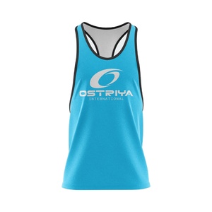 เสื้อกล้ามออกกำลังกายผู้ชาย OEM ผ้าโพลีเอสเตอร์ระบายอากาศ ชุดกีฬา ปรับแต่งได้ เสื้อสายเดี่ยวเพาะกาย ฟิตเนส ลุคสบายๆ - Product Image 1