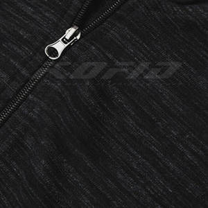 Sudadera con capucha y cremallera para hombre, informal, con cremallera completa y bolsillos, para fitness y ropa deportiva. Sudadera con capucha y cremallera para hombre. - Product Image 3