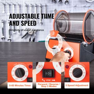Mini Lucidatrice Rotante da 11 libbre per Gioielli con Timer da 60 Minuti e 5 Velocità - Product Image 4
