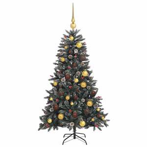 Árbol de Navidad Artificial Verde de 47.24 Pulgadas con 150 LED para Iluminación Festiva - Product Image 4