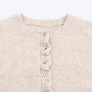 Nouveau style – Cardigan en tricot superposé élégant pour femme, style vintage - Product Image 3