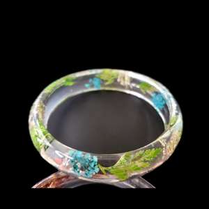 Bracelet en résine haut de gamme, léger et confortable à porter, artistique et élégant, couleur personnalisée, fait main, artisanat, Fête des Mères - Product Image 4