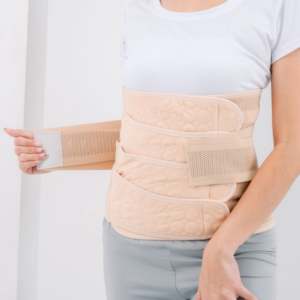 Faja Postparto Ajustable, Excelente Corsé de Maternidad, Cómoda, Compresiva, Transpirable, Lavable, de Poliéster y Esponja - Product Image 1
