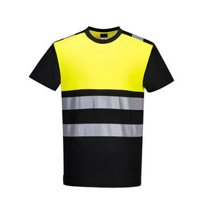 เสื้อยืดนิรภัยสำหรับผู้ชาย ขายตรงจากโรงงาน ราคาถูก ผ้าฝ้าย 100% ระบายอากาศได้ดี - Product Image 1