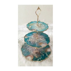 Soporte moderno de madera para postres, diseño elegante con base estable, ideal para la decoración de mesas contemporáneas y la presentación de postres, clásico. - Product Image 2