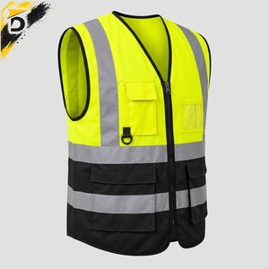 Gilet de sécurité pour le travail, léger, haute visibilité, adapté aux travailleurs, aux travaux en extérieur et aux activités sur chantier - Product Image 4