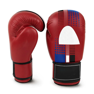 Gants de boxe professionnels en PVC 8 oz pour hommes et gants d'entraînement de combat en cuir 12 oz de qualité professionnelle, adaptés à l'extérieur - Product Image 1