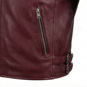 Chaqueta de Motociclista de Cuero Genuino para Hombre de la Mejor Calidad, Nueva Colección de Invierno, Chaquetas de Motocicleta con Protecciones Desmontables Personalizadas - Product Image 5