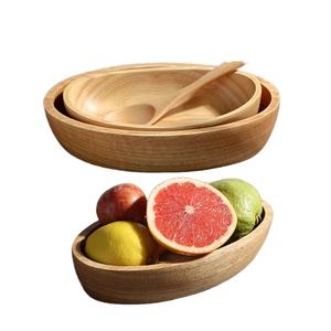 CRAFTS HUB Tazón de Madera Clásico para Servir - Diseño Personalizable, Duradero y Ecológico, Apto para Lavavajillas, Resistente al Calor, para Uso Doméstico - Product Image 1