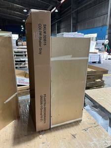 ตู้ครัวโมเดิร์น รุ่น 3DB15 สีเทาเชคเกอร์ 3 ลิ้นชัก ทำจากไม้เบิร์ชแท้และไม้อัด ติดตั้งง่าย - Product Image 3