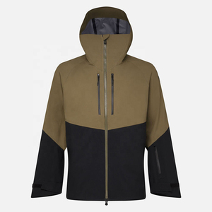 Latest Fashion Casual Men's ZIP Collar Hooded Softshell Winter Ski <b>Jackets</b> Waterproof Breathable Windproof Custom Colors - Product Image 1