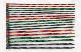 เข็มถักไม้หลากสีสำหรับงานถักโครเชต์ อุปกรณ์งานฝีมือถักนิตติ้ง - Product Image 2
