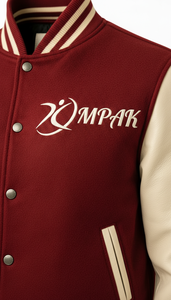 Classic American Style Winter Unisex Varsity <b>Jacket</b> with Embroidery Patches Heated Breathable Eco-Friendly Front Logo - Product Image 4