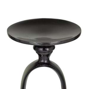 <b>Candlestick</b> <b>Holder</b> Set Of 2 <b>Black</b> Tapered Design For Home Decoration Durable Finish - Product Image 5