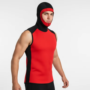 Combinaison de plongée sans manches à capuche en néoprène unisexe, vêtements de bain thermiques, CR 2.0 mm, imperméable, pour le surf, la plongée, le snorkeling, les sports nautiques - Product Image 2