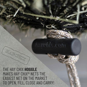 Grand sac à foin à alimentation lente ouvert en polyester 600D avec anneaux métalliques pour chevaux, moutons, vaches, chèvres - Product Image 3