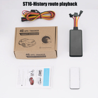 Localizador GPS para Automóvil ST16 4G, Dispositivo de Rastreo en Tiempo Real con Alarma SOS y Escucha Remota por Voz