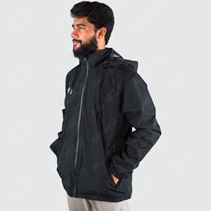 Veste coupe-vent pour homme North Custom, OEM, à capuche, pour le sport en plein air, course à pied, décontractée, unie, imperméable, vestes coupe-vent pour homme - Product Image 5