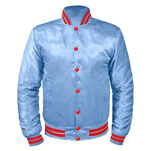 Chaqueta Universitaria Premium de Poliéster Alpha Greek, Chaqueta Bomber de Satén para Hermandades y Fraternidades, Chaqueta Deportiva Casual de Moda - Product Image 1