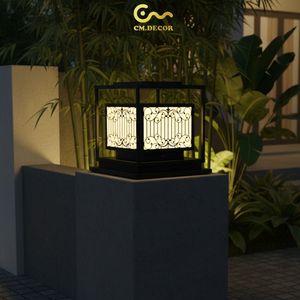 Nueva Lámpara de Pilar LED de 300 lm, 3500K (Blanco Cálido), de Acero/Inoxidable, con 1 Año de Garantía, para Exterior/Pared/Villa/Jardín, E27, Vietnam CM Decor - Product Image 6