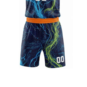 Uniforme de basketball confortable pour hommes, grande taille, manches courtes, sublimation, vêtements de sport d'extérieur, uniforme de basketball par sublimation - Product Image 4