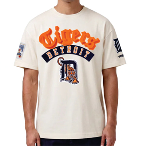 T-shirt à manches courtes pour homme Detroit Pro, logo imprimé sur le devant, coupe classique, style décontracté, 100% coton biologique respirant - Product Image 3