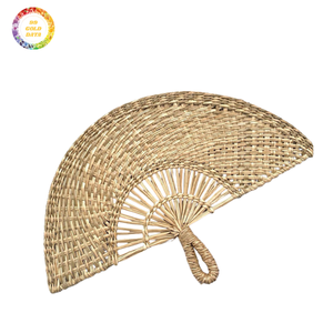 Abanico de Mano de Pasto Marino para Decoración de Hoteles, Resorts y Hostelería - Product Image 1