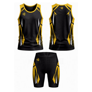 Uniforme Moderno para Atletismo, Ropa Deportiva Ligera para Correr, Conjunto Personalizado con Impresión para Competencia de Equipo - Product Image 6