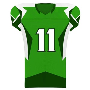 Maillots de football américain de haute qualité avec tissu durable, ajustement parfait pour l'entraînement et les matchs, avec numérotation personnalisée - Product Image 4