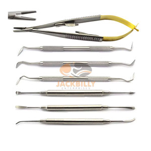 Instruments chirurgicaux dentaires métalliques avancés pour chirurgie orale manuelle, implants parodontaux, écarteurs périostiques, détartreurs, instruments de classe I - Product Image 6