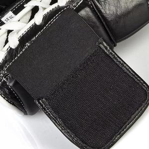 Guantes de Boxeo Profesionales Hechos a Medida, Cuero Genuino, Cierre de Gancho y Bucle, Diseño de Logotipo Personalizado para Entrenamiento de Kick Boxing - Product Image 3