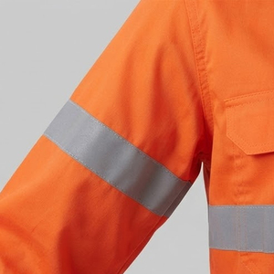 Camisa de Trabajo de Manga Larga Reflectante y Transpirable de Último Diseño, Logotipo Personalizado, Certificación CE, Impresión por Transferencia Térmica - Product Image 4
