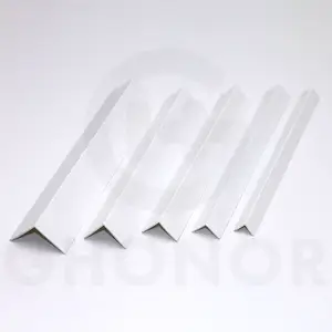 White Plastic Outside Corner Moulding PVC Tile Trim Profiles Angle Corner Flexi Corners Profile for PVC Walls