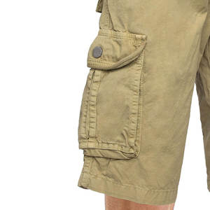 Pantalones Cortos Cargo para Hombre Hechos a Medida, 100% Algodón, Secado Rápido, Cierre de Botones, Bolsillos, para Senderismo, Gimnasio, Correr - Product Image 3