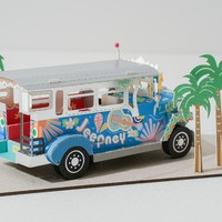 Rompecabezas de papel 3D 202508 FÁBRICA Exquisito COCHE AUTOBÚS LONDRES Kit de rompecabezas de papel en miniatura 3D Craft 4R Tamaño para manualidades de papel