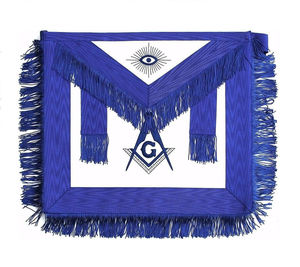 Tablier maçonnique de qualité supérieure 100% – Nouvelle arrivée – Tablier de Grand Maître Maçonnique avec logo personnalisé sur demande du client - Product Image 6