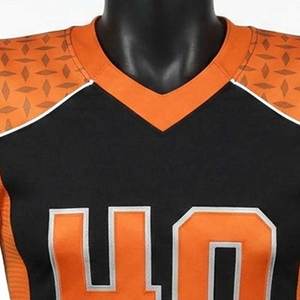 Camiseta de rugby transpirable de malla con impresión de logotipo personalizado de calidad profesional premium, ropa deportiva, camiseta de fútbol americano en venta - Product Image 4